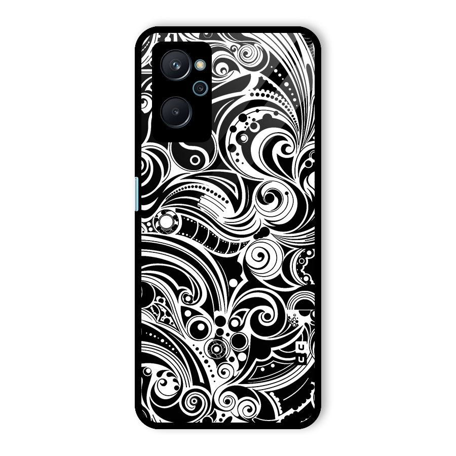 Maori Art Design Abstract Glass Back Case for Realme 9i