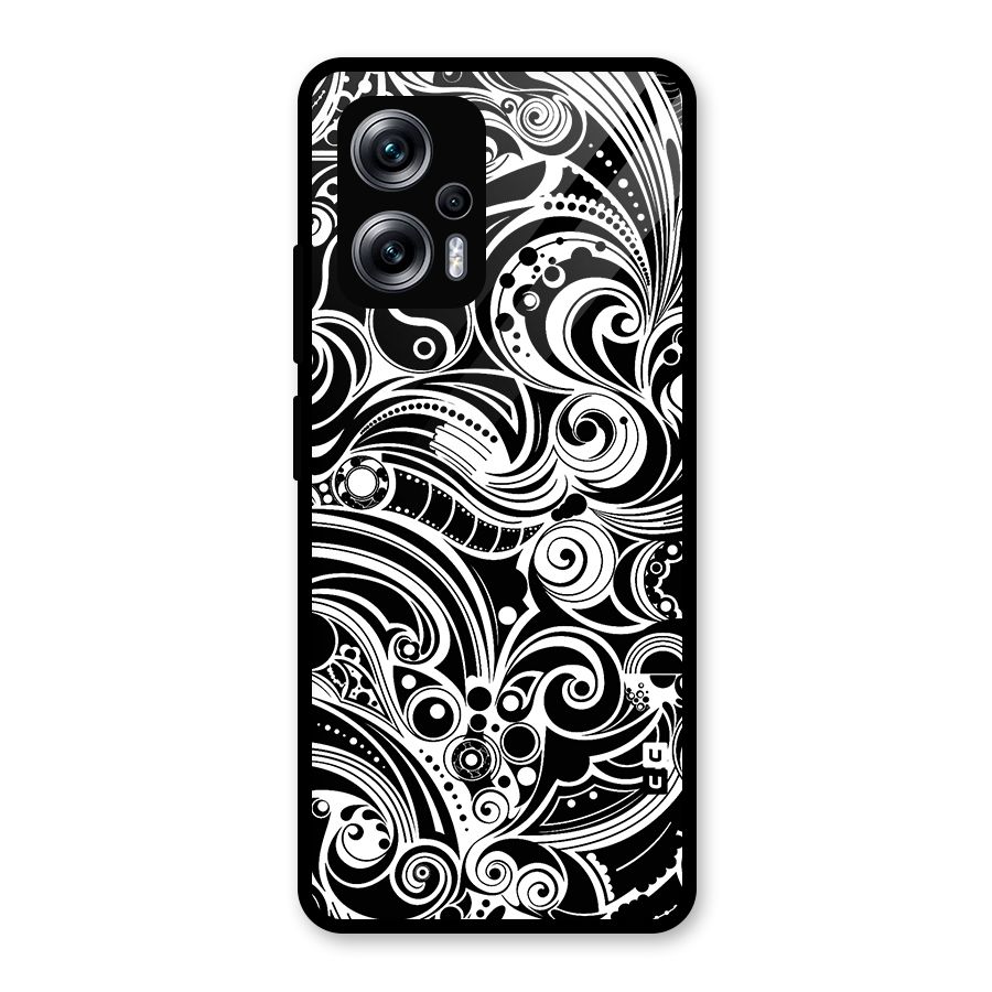 Maori Art Design Abstract Glass Back Case for Redmi K50i