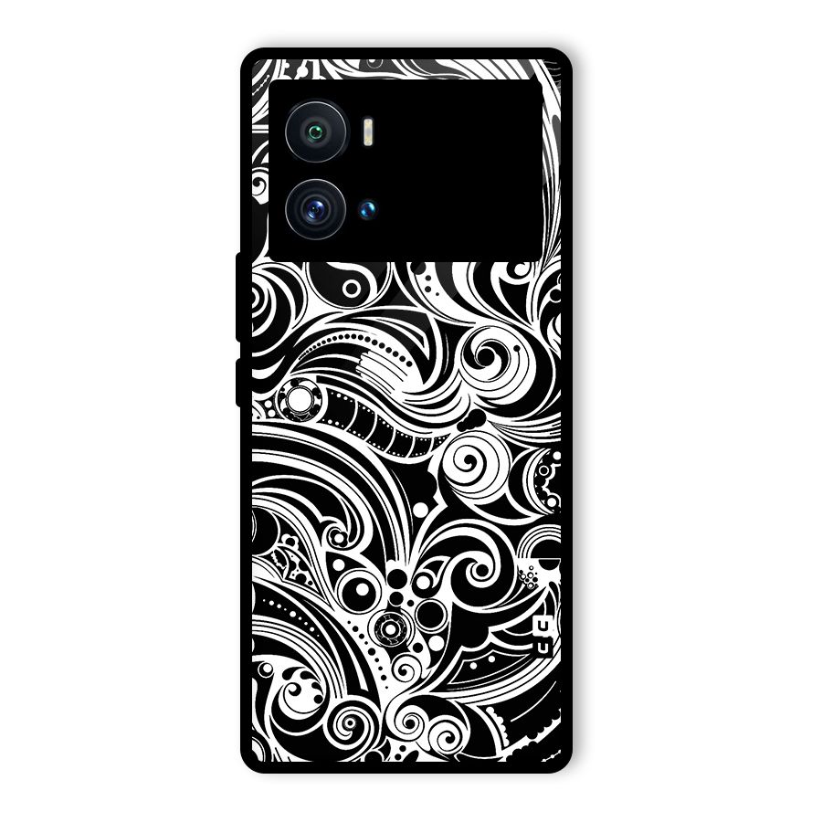 Maori Art Design Abstract Glass Back Case for Vivo iQOO 9 Pro