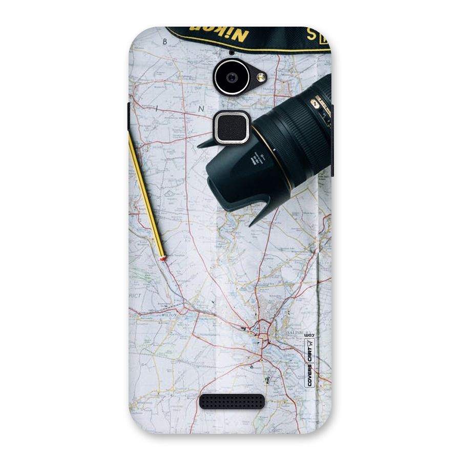 Map And Camera Back Case for Coolpad Note 3 Lite