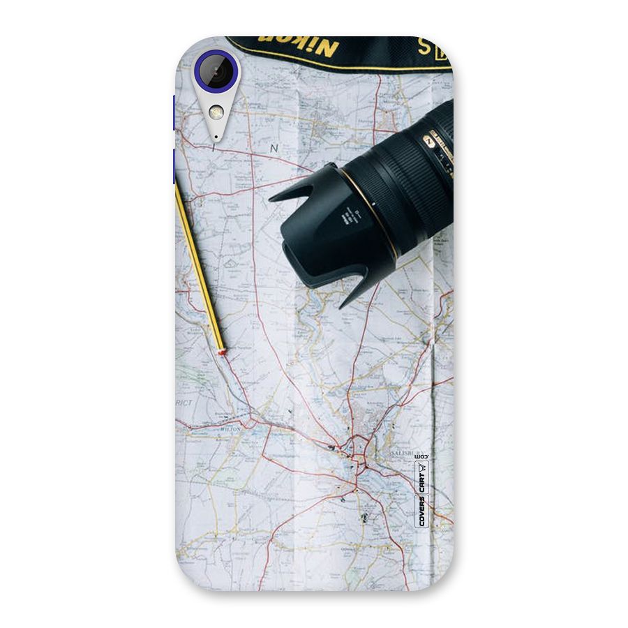 Map And Camera Back Case for Desire 830