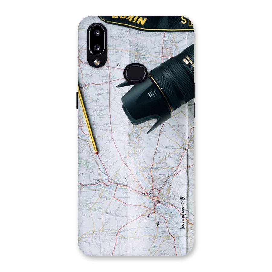 Map And Camera Back Case for Galaxy A10s