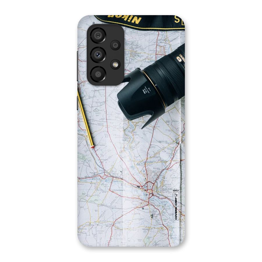 Map And Camera Back Case for Galaxy A33 5G