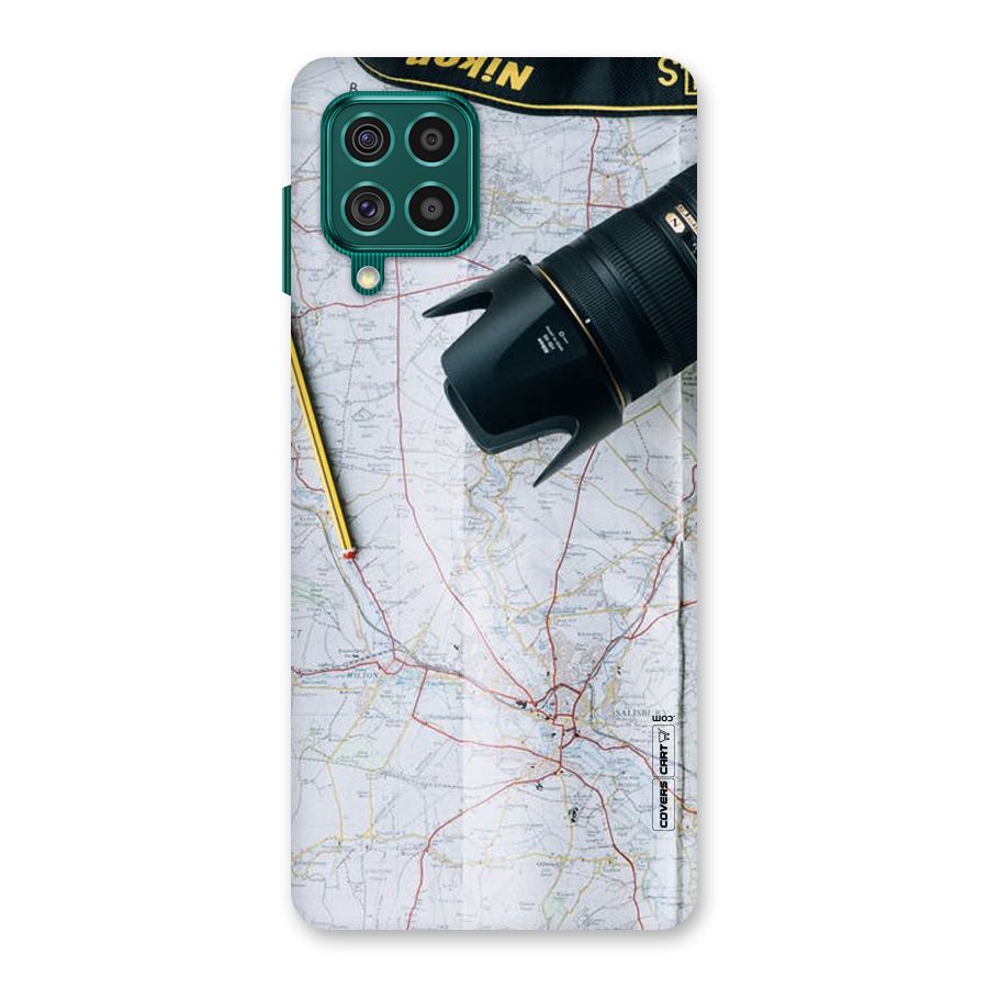 Map And Camera Back Case for Galaxy F62