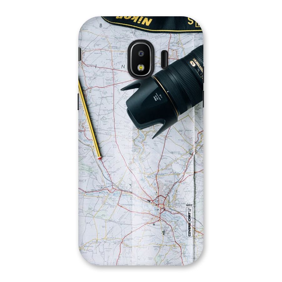 Map And Camera Back Case for Galaxy J2 Pro 2018