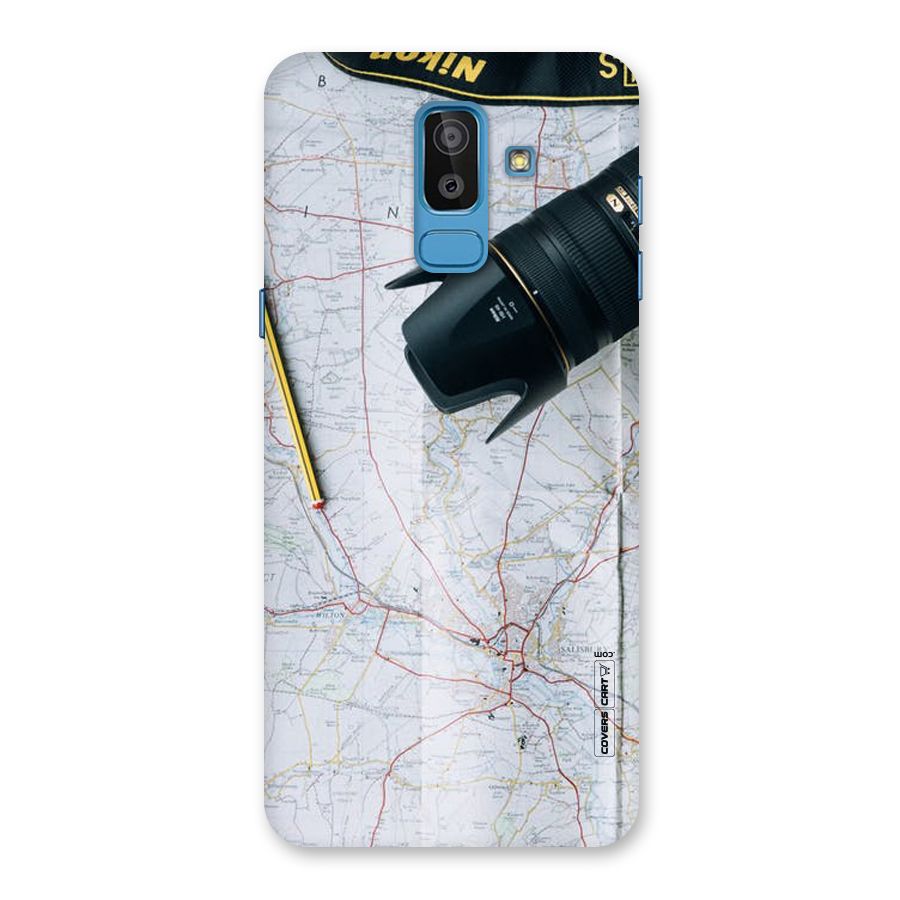 Map And Camera Back Case for Galaxy J8