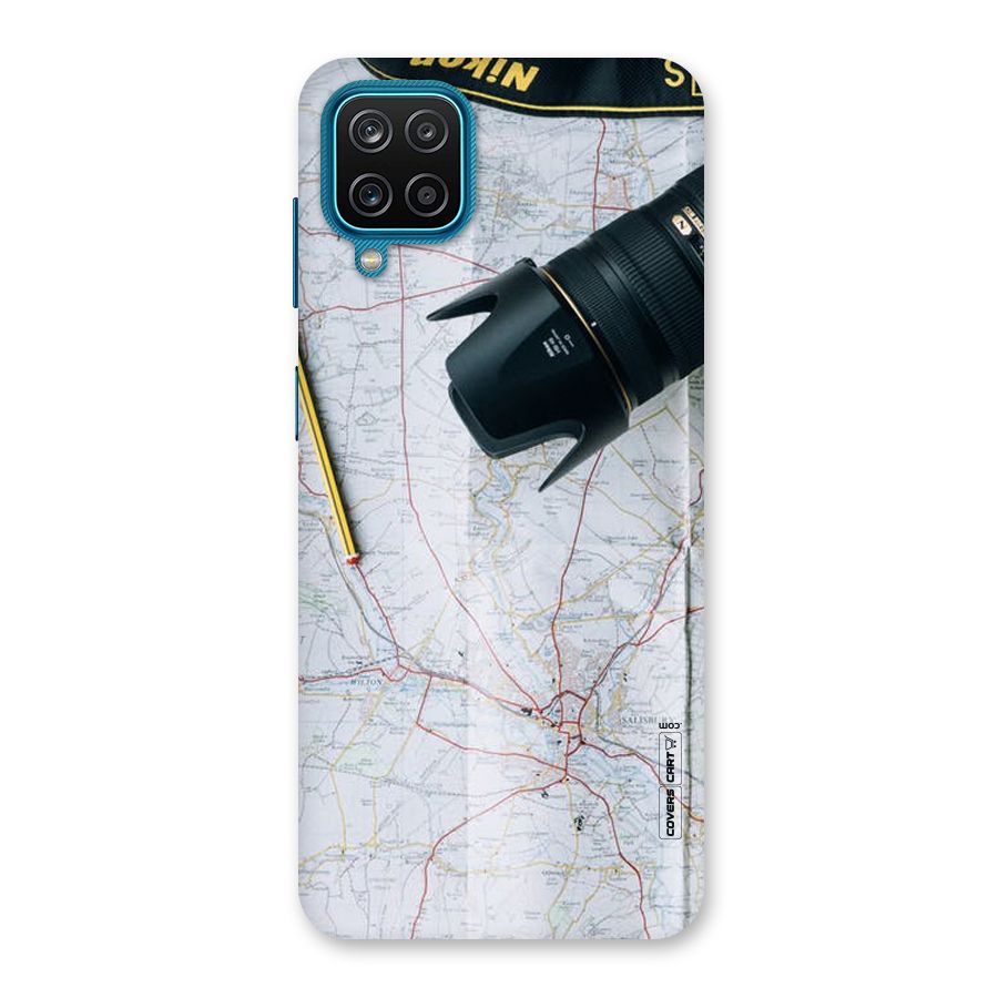 Map And Camera Back Case for Galaxy M12