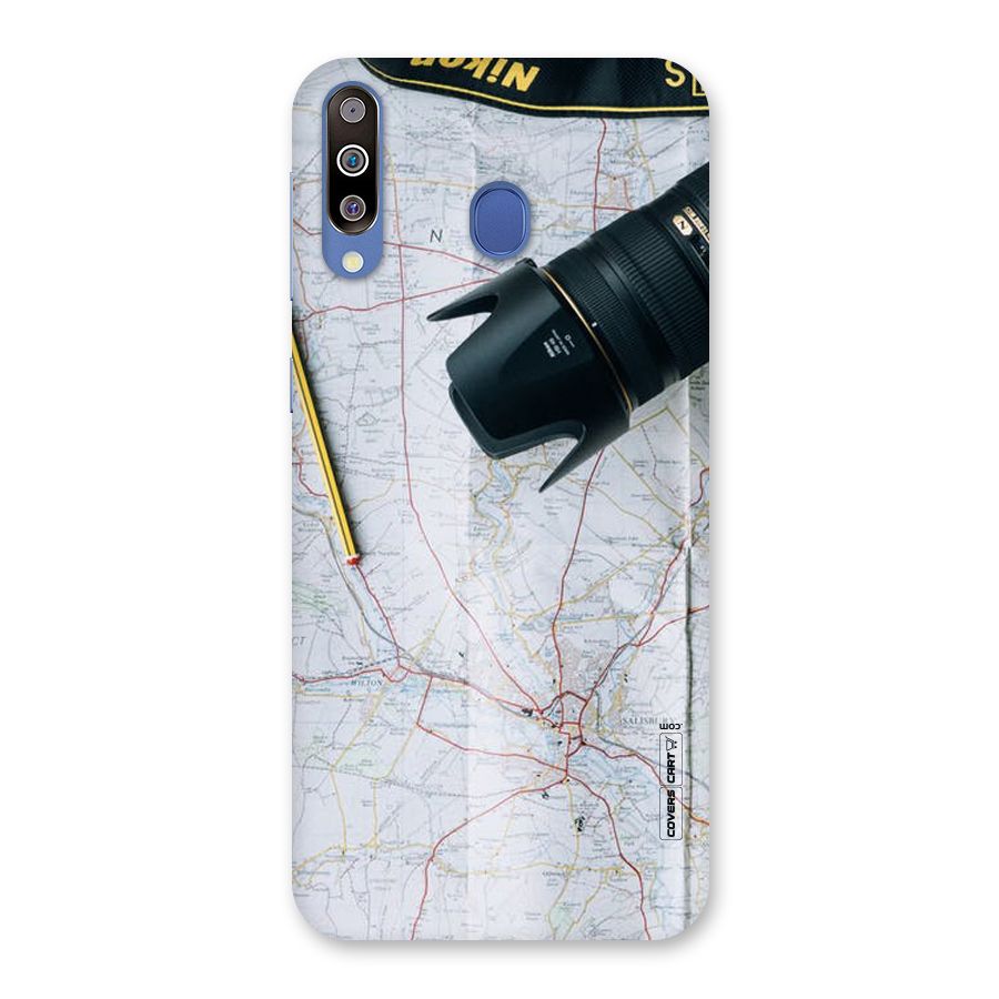Map And Camera Back Case for Galaxy M30