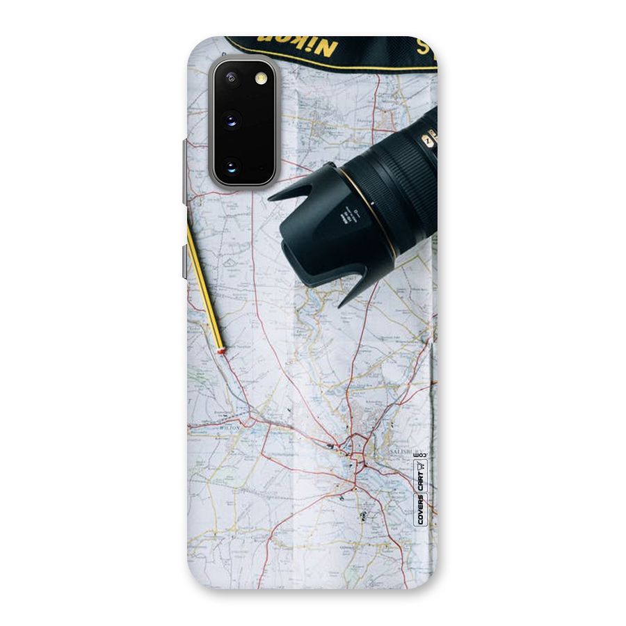 Map And Camera Back Case for Galaxy S20