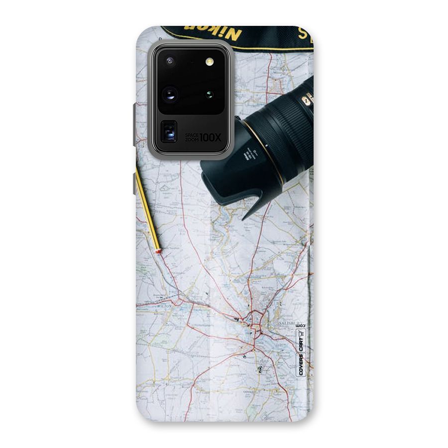 Map And Camera Back Case for Galaxy S20 Ultra