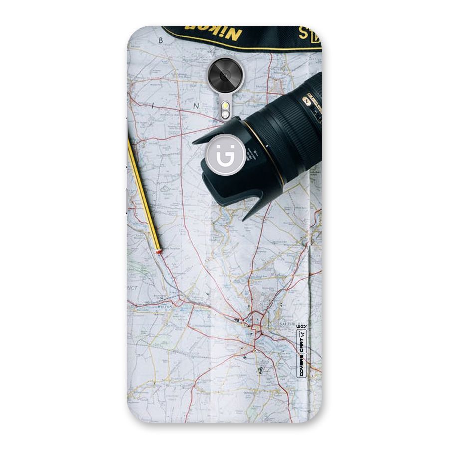 Map And Camera Back Case for Gionee A1