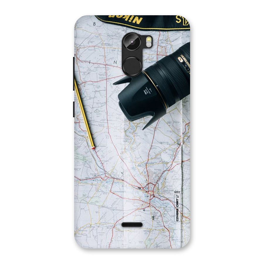 Map And Camera Back Case for Gionee X1