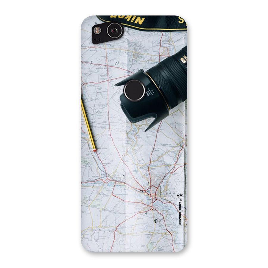 Map And Camera Back Case for Google Pixel 2