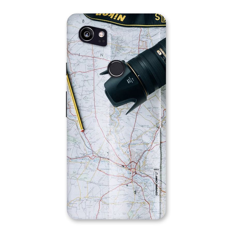 Map And Camera Back Case for Google Pixel 2 XL