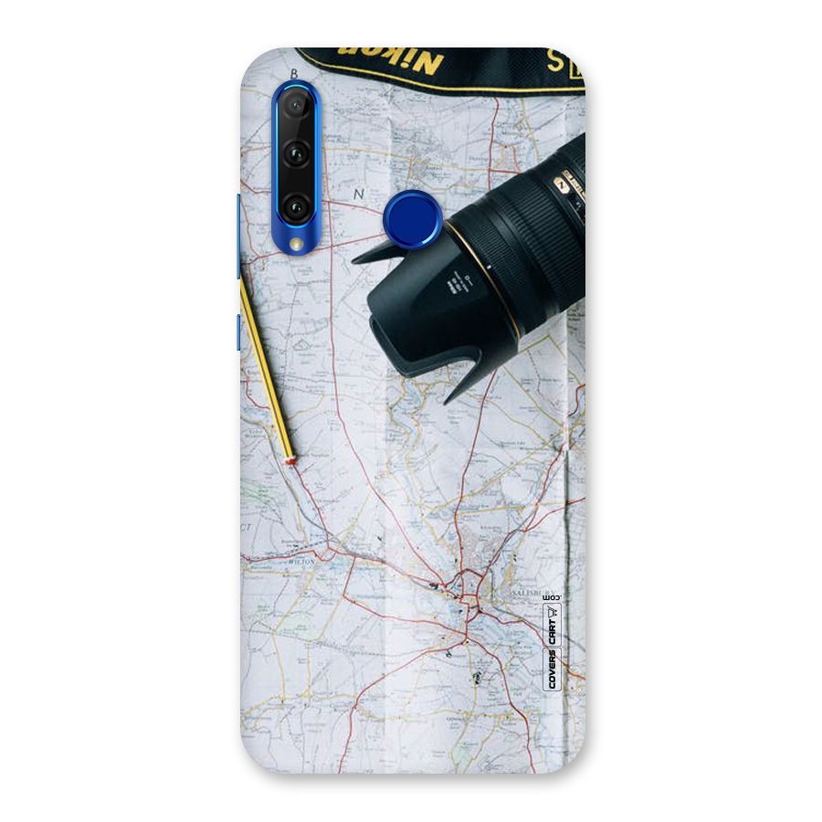 Map And Camera Back Case for Honor 20i