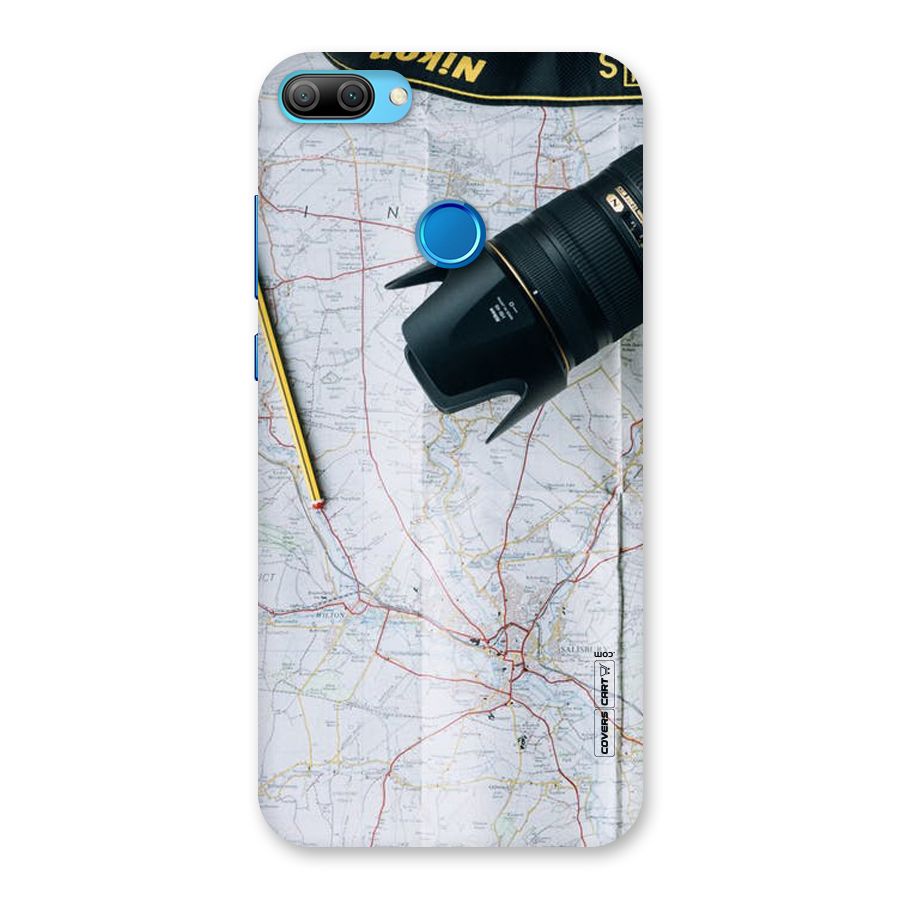 Map And Camera Back Case for Honor 9N
