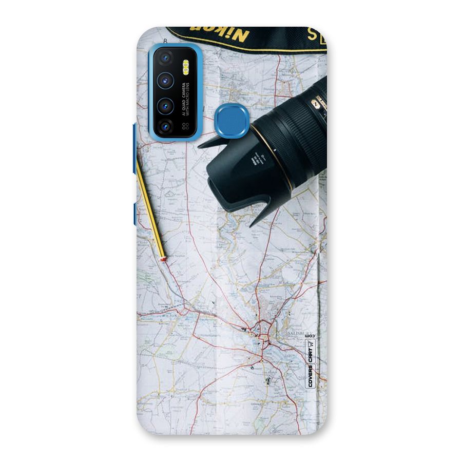Map And Camera Back Case for Infinix Hot 9