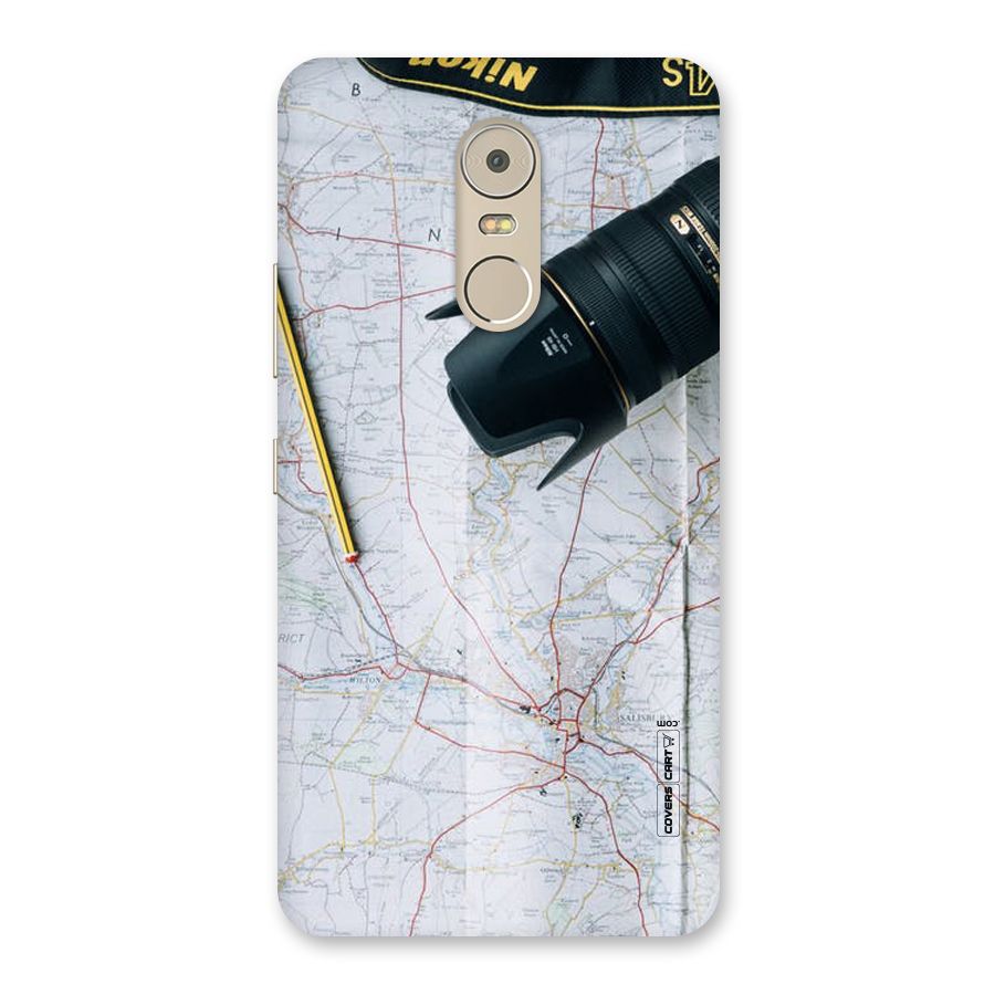 Map And Camera Back Case for Lenovo K6 Note
