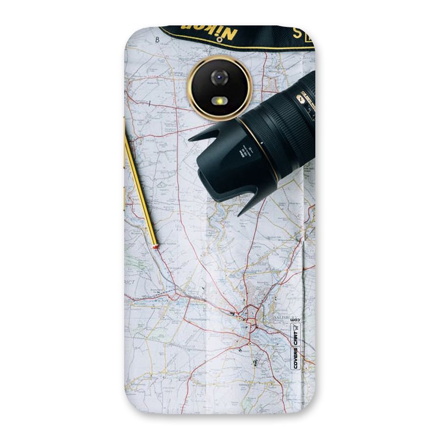 Map And Camera Back Case for Moto G5s