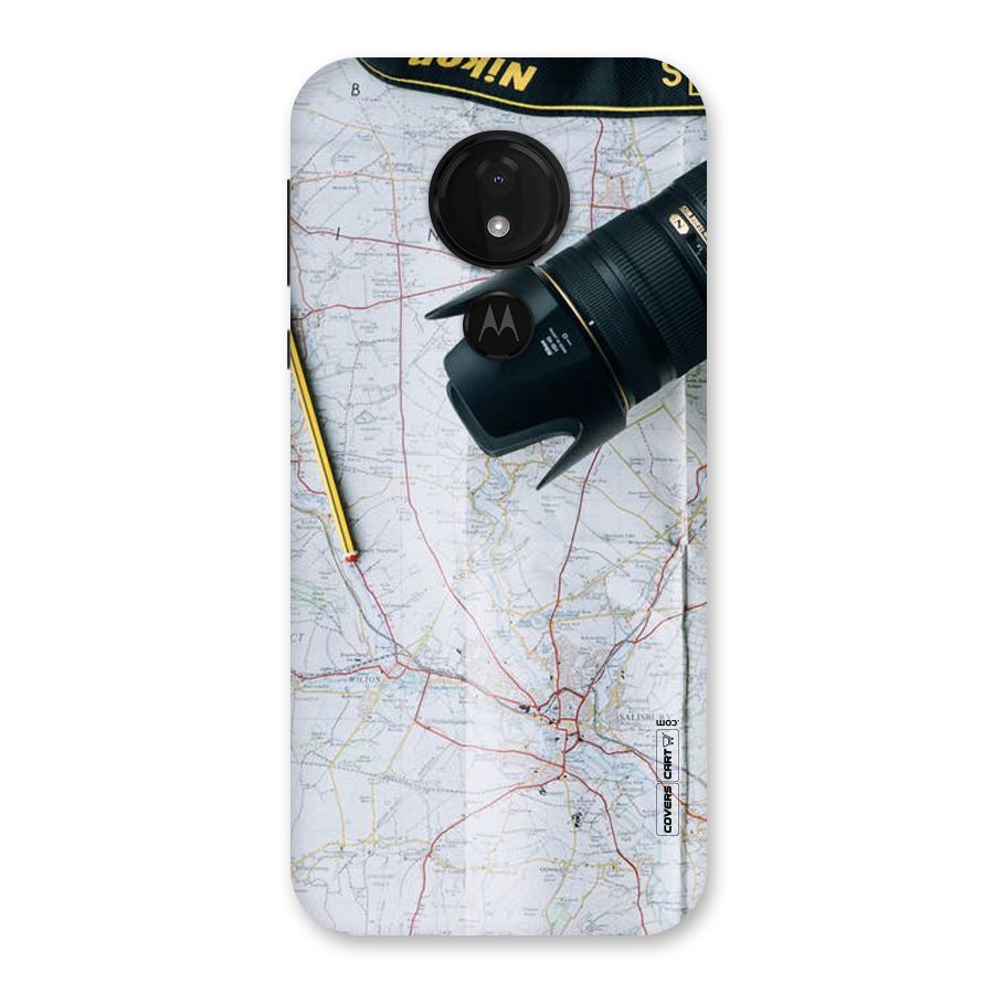 Map And Camera Back Case for Moto G7 Power
