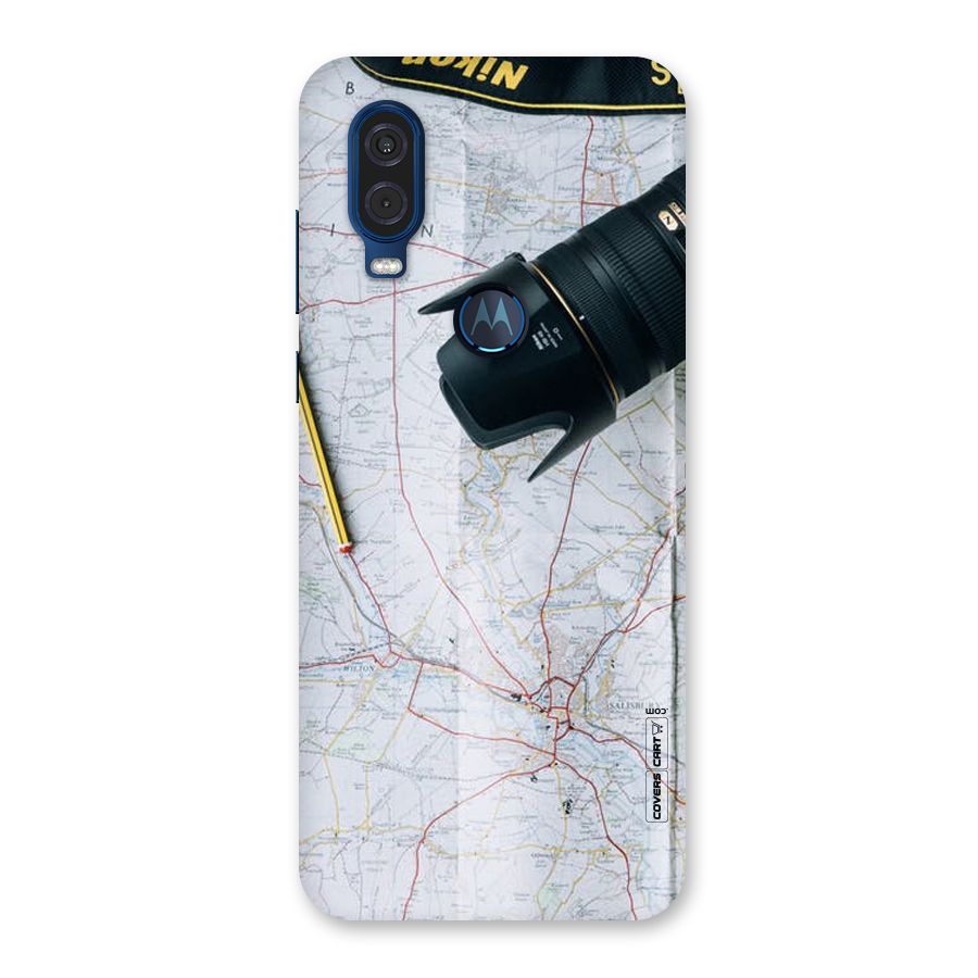 Map And Camera Back Case for Motorola One Vision