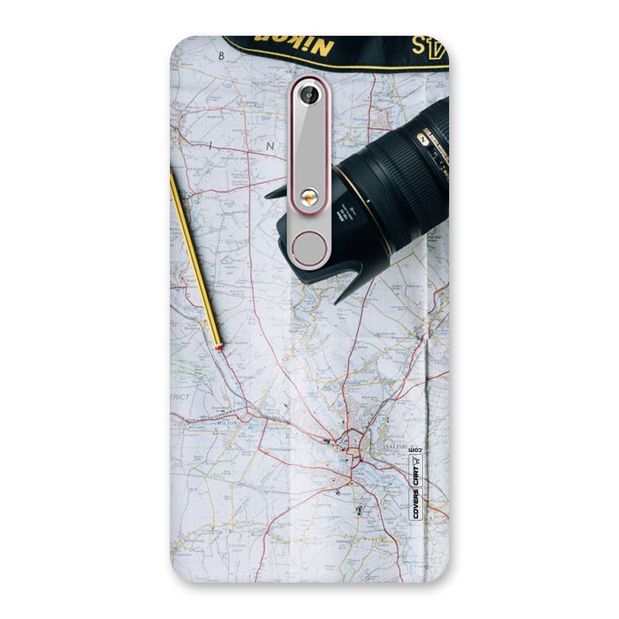 Map And Camera Back Case for Nokia 6.1