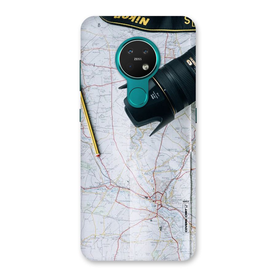 Map And Camera Back Case for Nokia 7.2