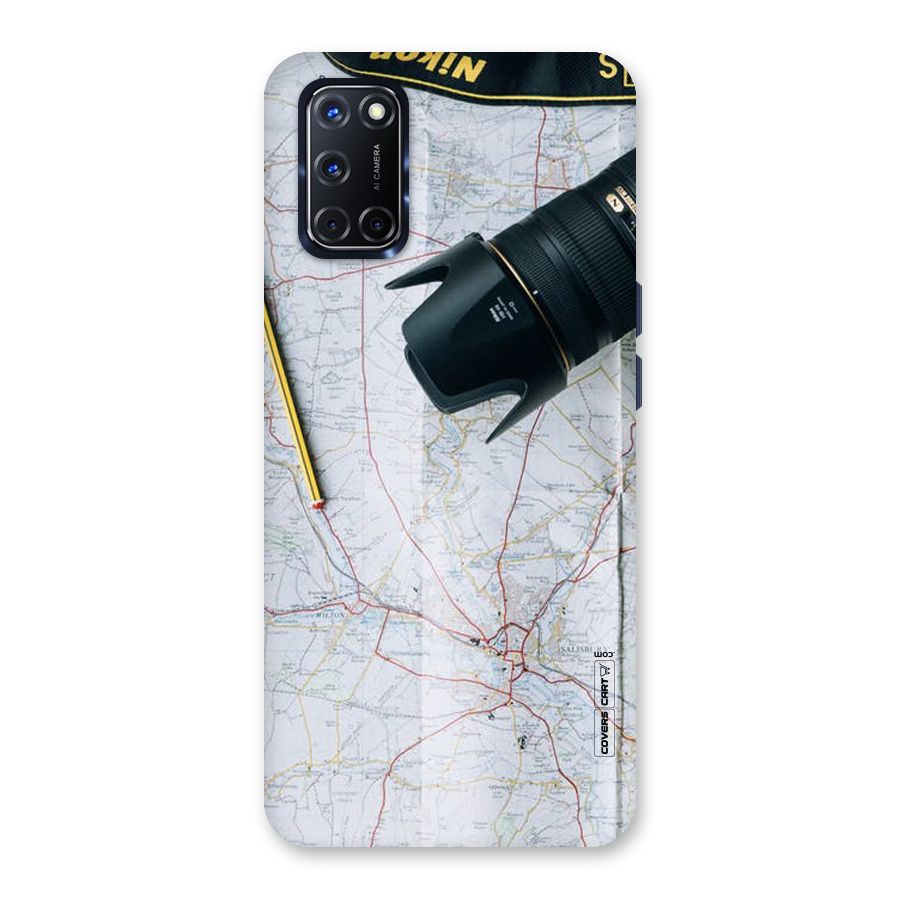 Map And Camera Back Case for Oppo A52