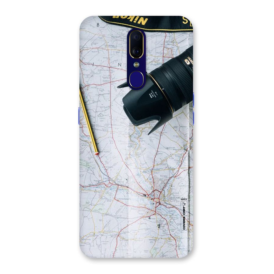Map And Camera Back Case for Oppo A9