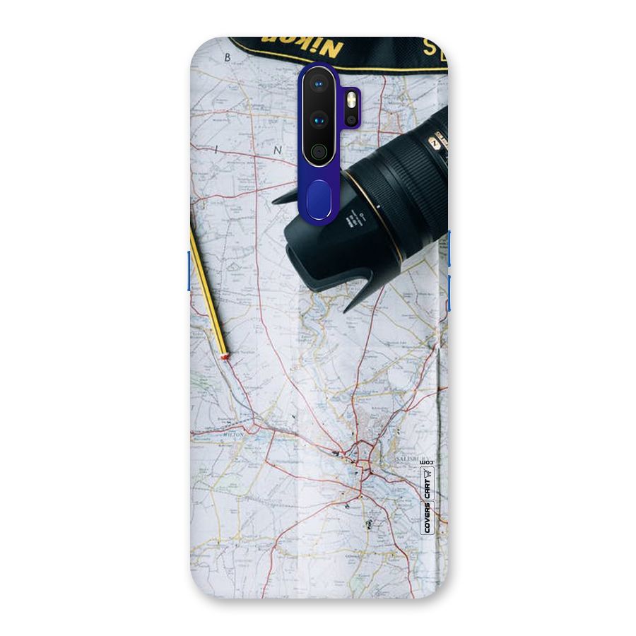 Map And Camera Back Case for Oppo A9 (2020)