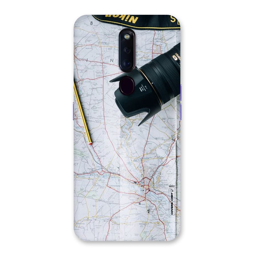 Map And Camera Back Case for Oppo F11 Pro