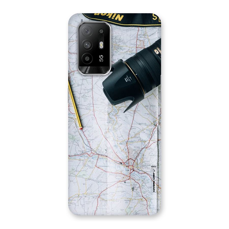 Map And Camera Back Case for Oppo F19 Pro Plus 5G