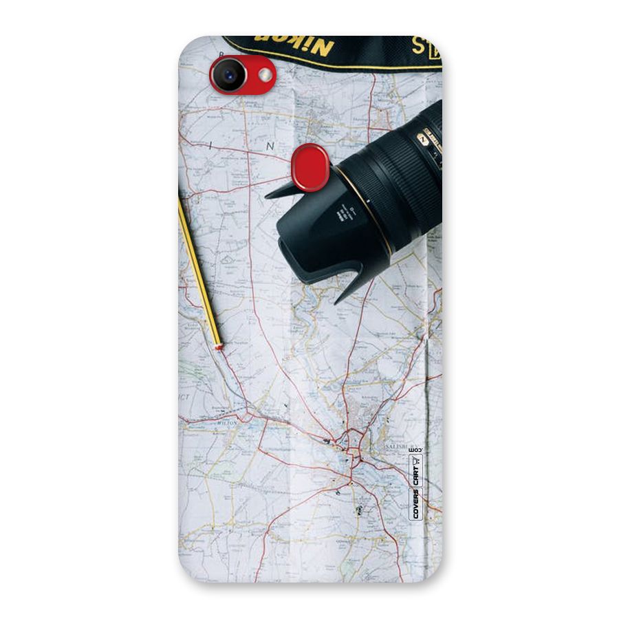Map And Camera Back Case for Oppo F7