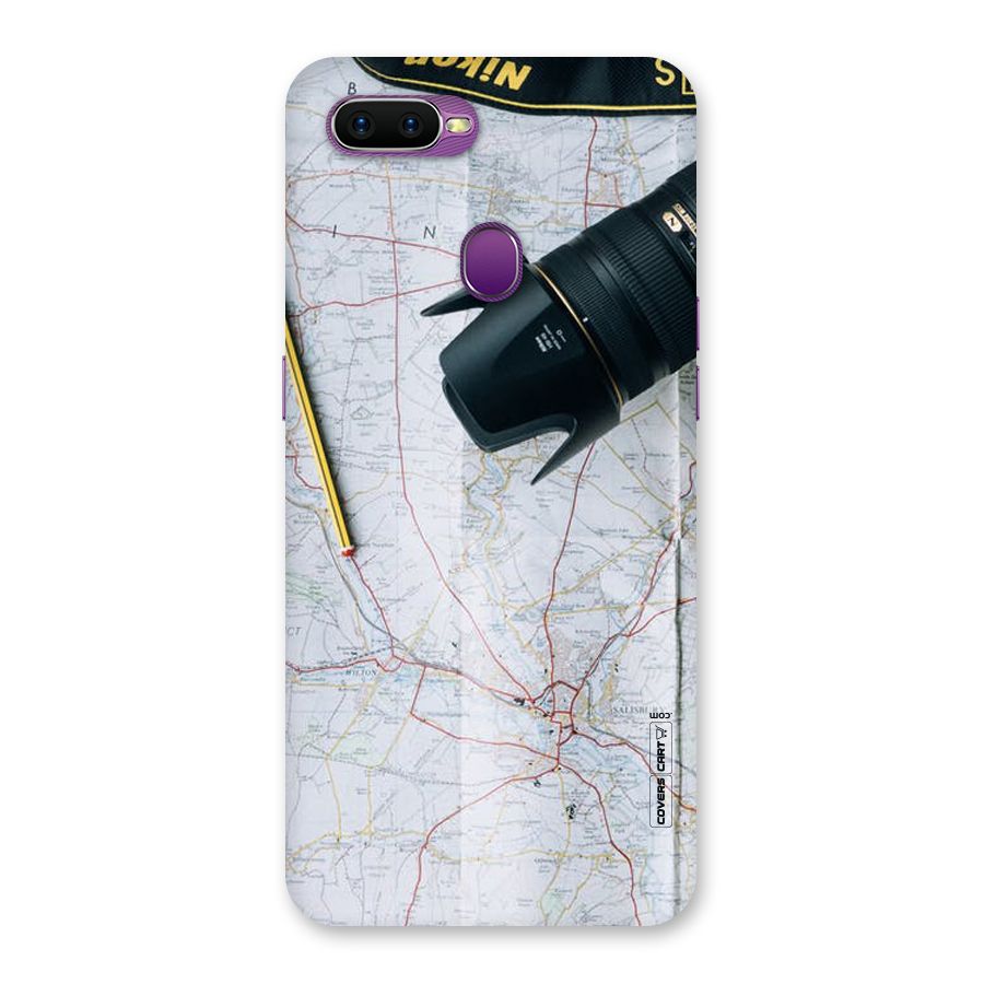 Map And Camera Back Case for Oppo F9