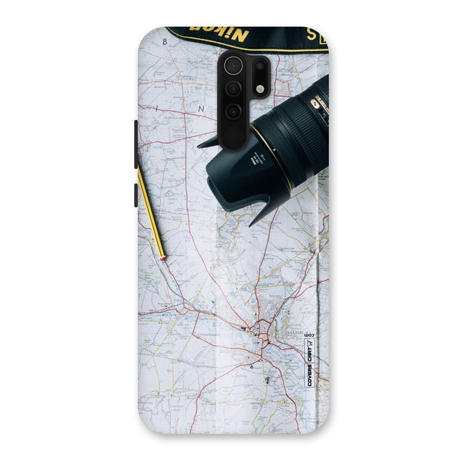Map And Camera Back Case for Poco M2