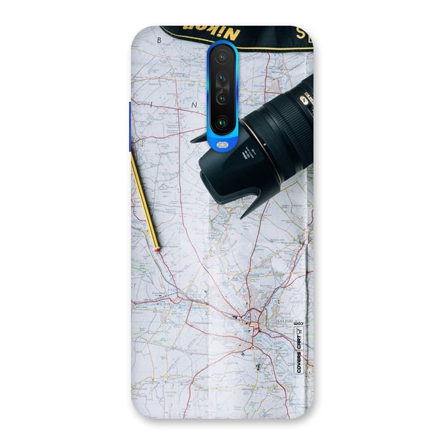 Map And Camera Back Case for Poco X2