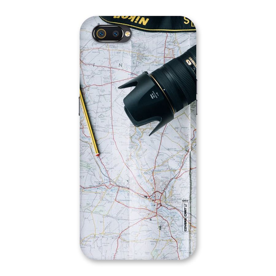 Map And Camera Back Case for Realme C2