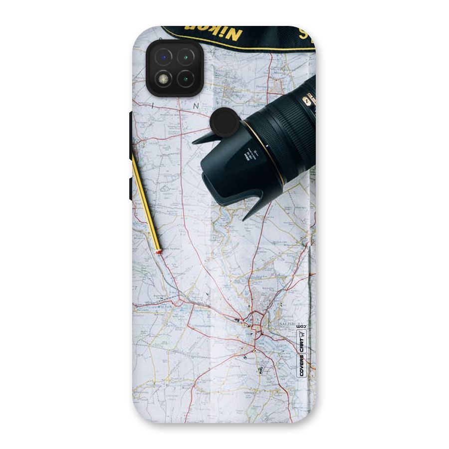 Map And Camera Back Case for Redmi 9