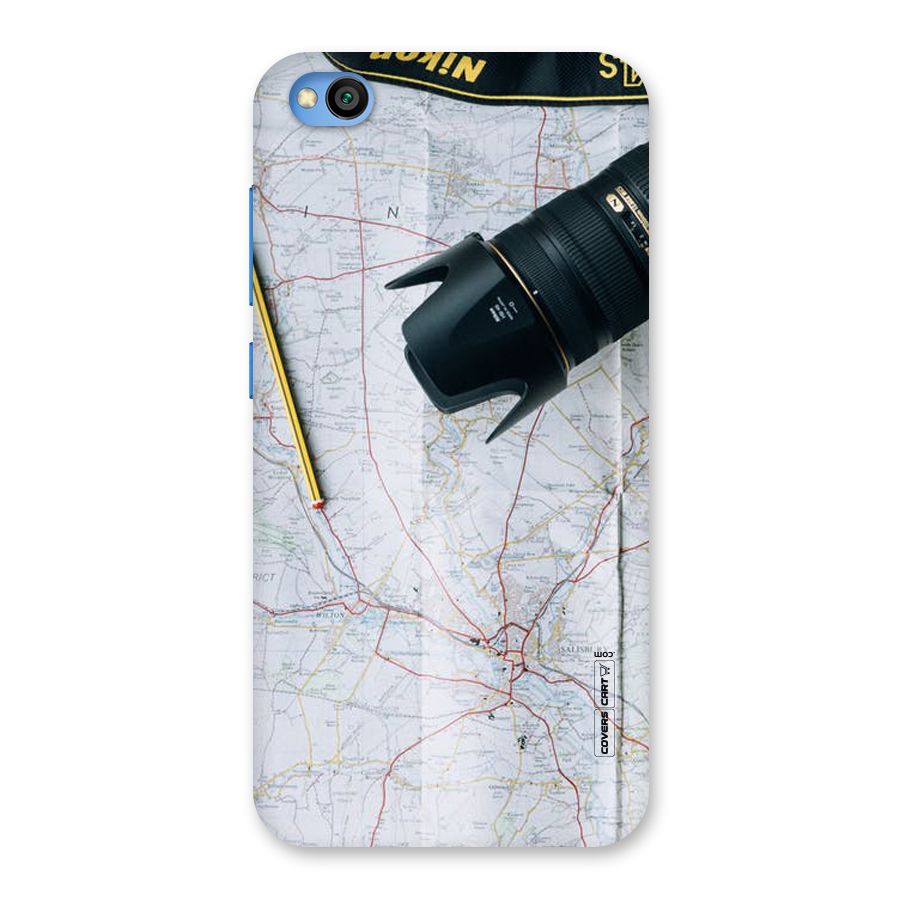 Map And Camera Back Case for Redmi Go