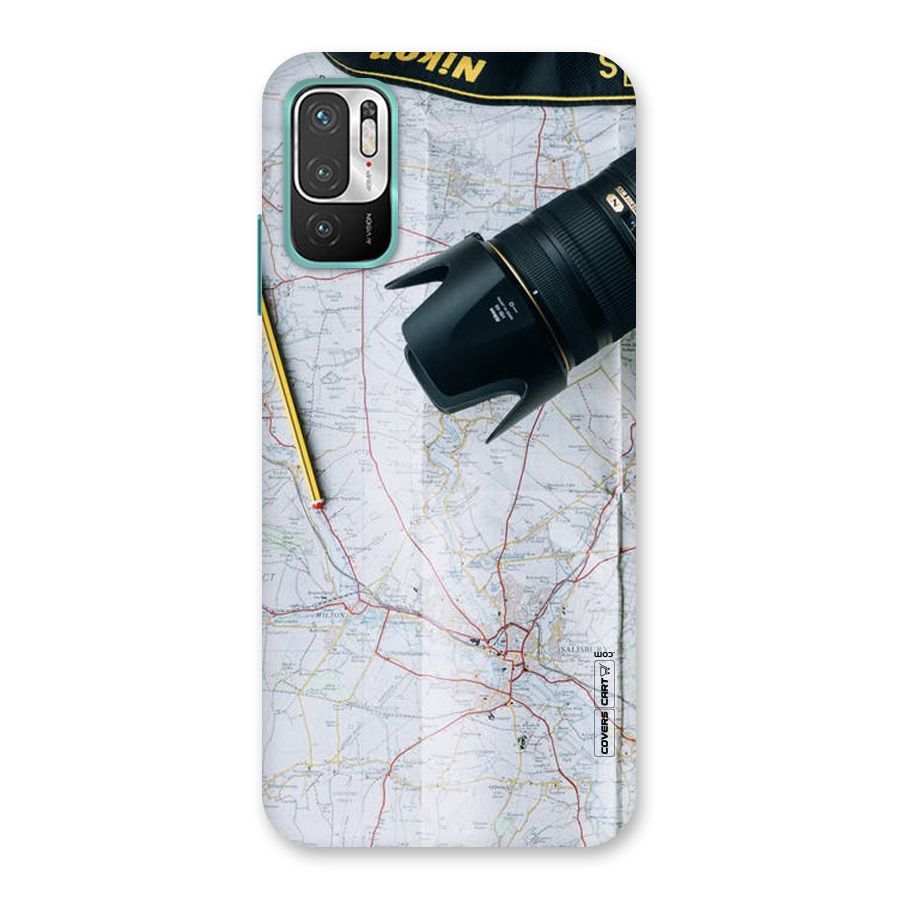 Map And Camera Back Case for Redmi Note 10T 5G