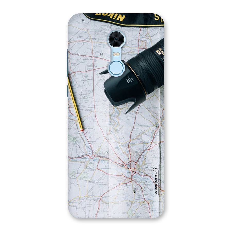 Map And Camera Back Case for Redmi Note 5