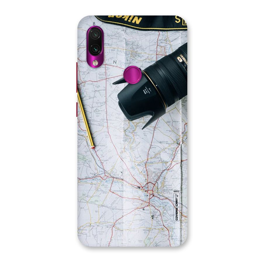 Map And Camera Back Case for Redmi Note 7 Pro