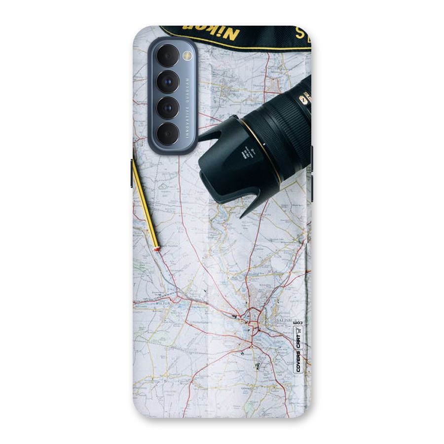 Map And Camera Back Case for Reno4 Pro