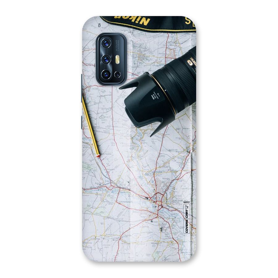 Map And Camera Back Case for Vivo V17