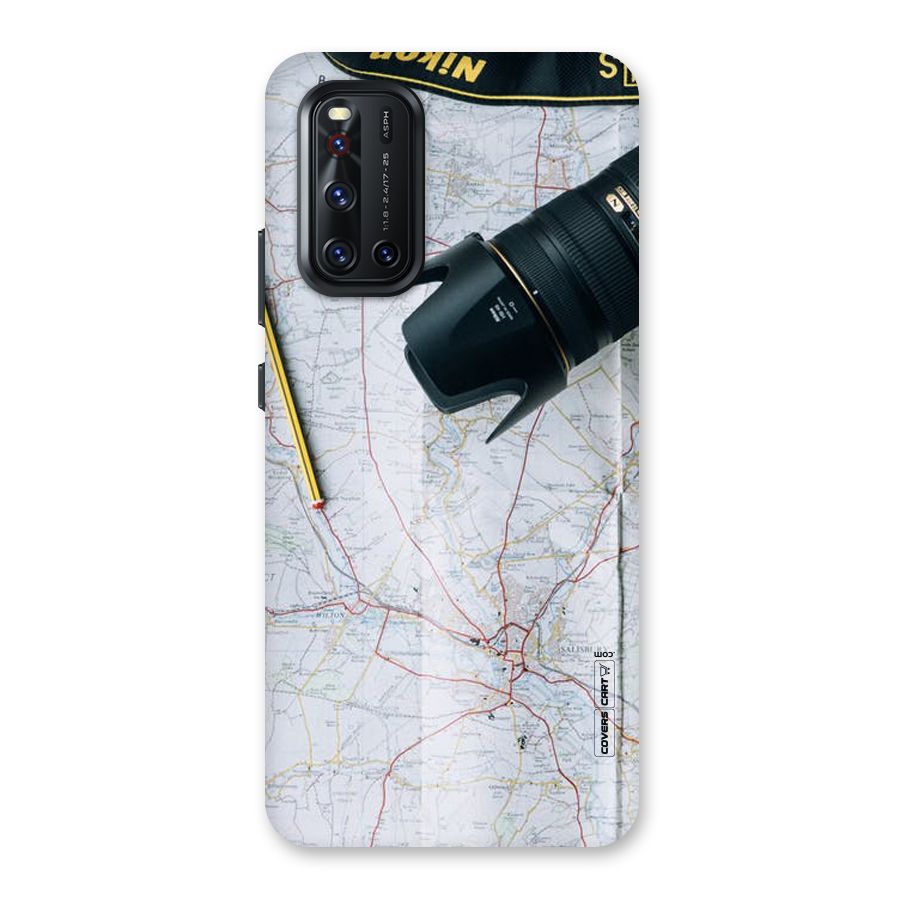 Map And Camera Back Case for Vivo V19