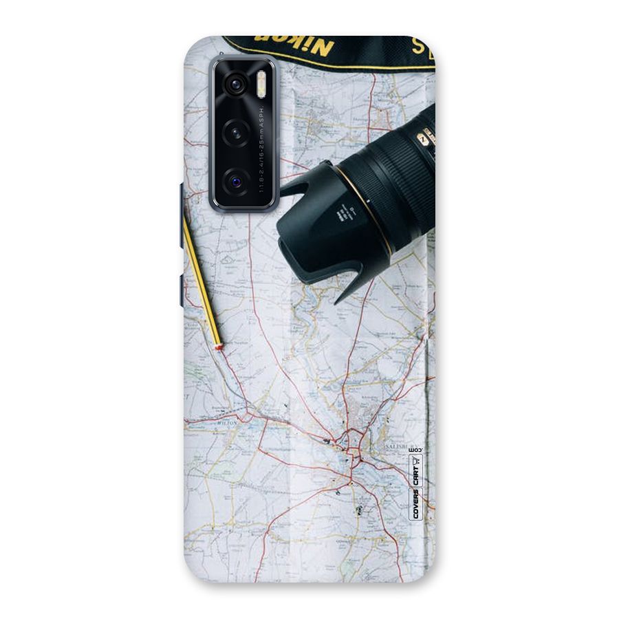 Map And Camera Back Case for Vivo V20 SE