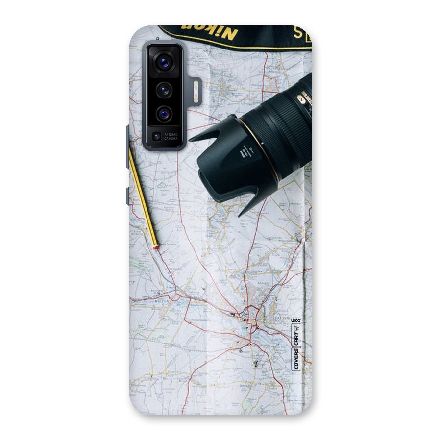 Map And Camera Back Case for Vivo X50