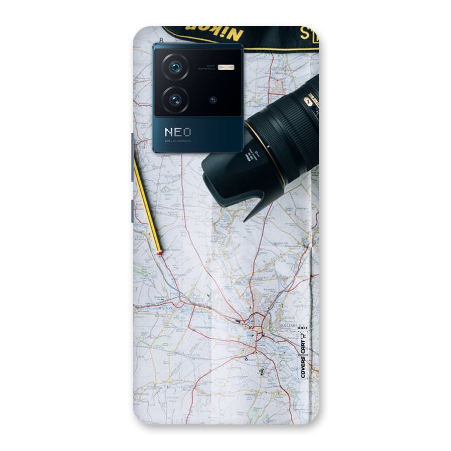 Map And Camera Back Case for Vivo iQOO Neo 6 5G
