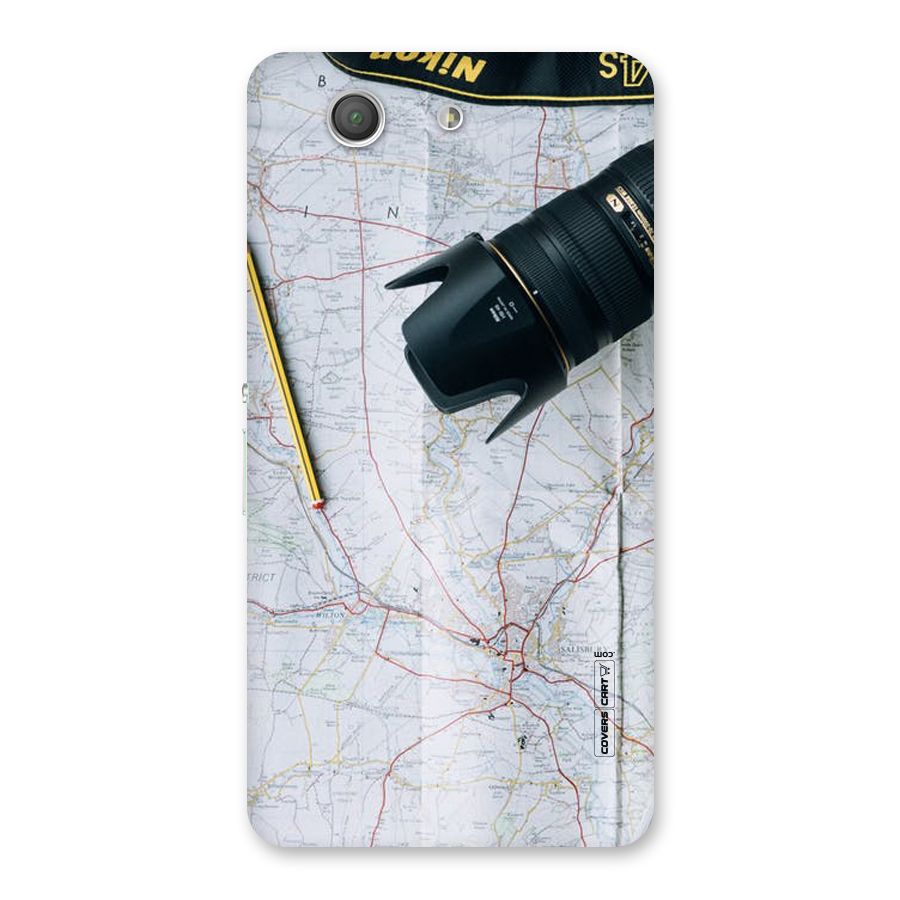 Map And Camera Back Case for Xperia Z3 Compact