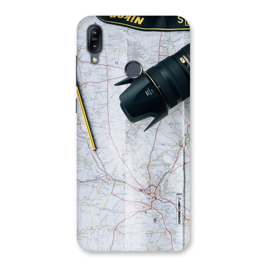 Map And Camera Back Case for Zenfone Max M2